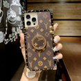 thumbnail image 1 of Funda de cuero de lujo para iPhone 14, 13 Pro Max, 11, 12, iPhone13, iPhone14, iPhone XR, X, XS, 6 s, 8, 7 Plus, carcasa trasera Original para mujer Fivean unisex, 1 of 2