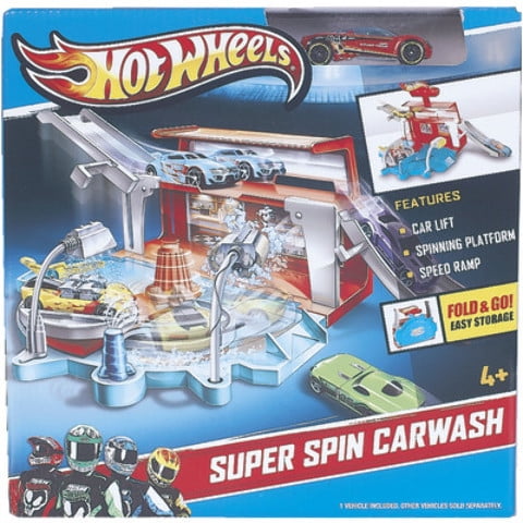 hot wheels super spin car wash