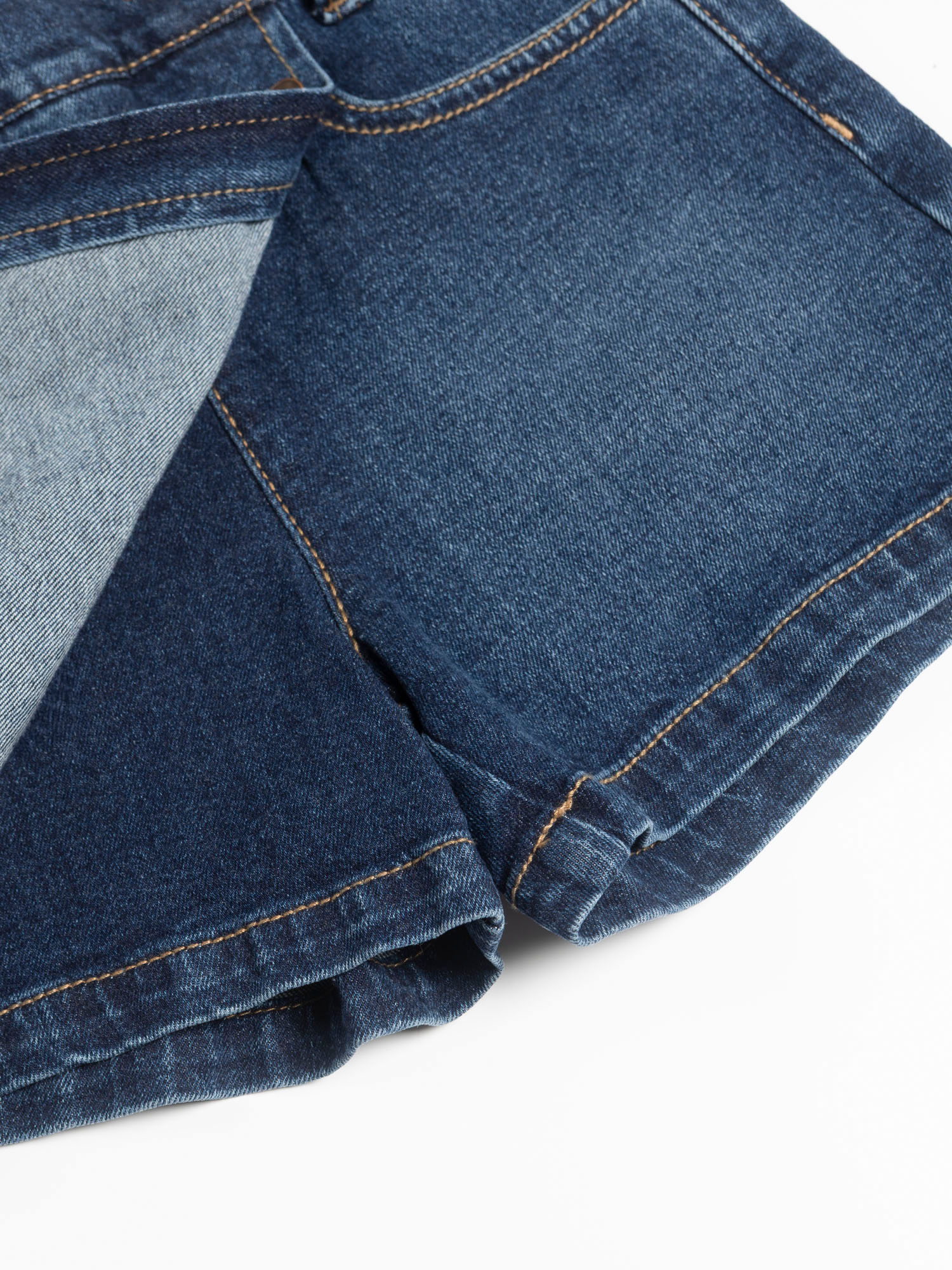 Wonder Nation Girls Denim Skort, Sizes 4-18 & Plus