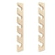 thumbnail image 1 of 2 percheros de madera para pared, organizador de gorras de béisbol, soporte de pared para gorras, perchero vertical para armario., 1 of 5