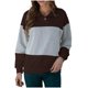 thumbnail image 1 of Gibobby Sudaderas de mujer, Sudadera con capucha de forro polar para mujer(Café,CH), 1 of 5