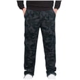 thumbnail image 1 of UVEASISHA Pantalon Tactique Grande Taille pour Hommes Pantalon de Randonnée Mode Coupe Décontractée Pantalon Cargo avec Multiples Poches Jambe Droite Vintage Pantalon de Chasse Extérieur en Solde Aujourd'hui, Camouflage, 2TG, 1 of 2