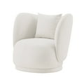 thumbnail image 2 of Manhattan Comfort Siri Accent Chair with Solid Wood Frame in Cream - Set of 2, 2 of 2