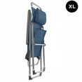 thumbnail image 2 of Lafuma Alu Cham XL Folding Camping Patio Mesh Sling Chair, Ocean Blue (Pair), 2 of 3