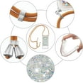 thumbnail image 6 of Long Crossbody Lanyard Clear Case for Google Pixel 7a with Adjustable Neck Strap, Glitter Sparkly Bling Quicksand Phone Cover Cases for Google Pixel 7a QKG Silver, 6 of 14
