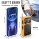 thumbnail image 3 of Radio de bolsillo PRUNUS J-555 AM FM USB-C con carga y linterna, 3 of 6