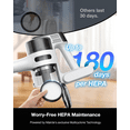 thumbnail image 6 of Stick Vacuum Cleaner, 23KPa Suction Power, Lightweight & Rechargeable, 55min Runtime, Anti-Tangle LED Brush, Ideal for Pet Hair, Carpets, Hardwood Floors, Apartment Living, 6 of 6