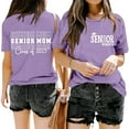 thumbnail image 2 of Women Senior Mom T Shirt Senior Mom Class Of 2025 Shirts Funny Mom Graphic Tees Graduation Shirt Short Sleeve, 2 of 3