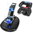 thumbnail image 1 of Chargeur de Manette PS4 TNP - Station de Charge Double pour Chargeur de Manette PS4 avec Indicateur LED et Protection IC, 1 of 9