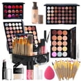 thumbnail image 1 of Kit de maquillaje Saibinuo KT18 con set de brochas y paleta de sombras de ojos, 1 of 7