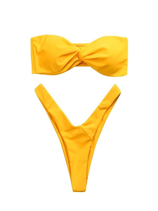 walmart yellow swimsuit