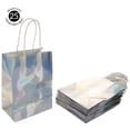 thumbnail image 3 of Koyal Wholesale Iridescent Party Bags with Handles, 5.75 x 7.75 inches, 25 Pack Holographic Silver Foil Gift Bags, 3 of 4
