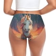 thumbnail image 3 of Womens Underwear Starry Sky Cute Horse Cuteness No Show Seamless Underwear for Women, Soft Stretch Women's Panties, Hipster Ladies Panties Bikini Underwear Briefs, 3 of 6