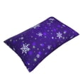 thumbnail image 2 of Fotbe Dark Purple Snowflakes Pillow Cases - Envelope Closure - Luxury, Extra Soft, Cooling Pillow Covers - Wrinkle, Fade, Stain Resistant-14"x20", 2 of 8