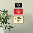 thumbnail image 3 of Signs ByLITA Classic Framed, Gas Shut Off Valve Sign (Blue) - Small, 3 of 5
