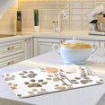 thumbnail image 6 of FREEAMG Dish Drying Mat Brown Dog Paw Microfiber Kitchen Dish Mat Super Absorbent Dish Drainer Mat Fast Drying Heat-resistant Drying Mat for Kitchen Counter, 18"x24", 6 of 7