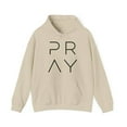 thumbnail image 3 of Pray Hoodie &ndash; Minimalist Christian Hooded Sweatshirt Men Women &ndash; Jesus Faith Hoodie, 3 of 22