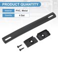 thumbnail image 3 of 7 Inch Speaker Handle Pull Cabinet Grasp Strap Style Spring Steel Handle with Screw 4Pcs, 3 of 5