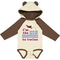 thumbnail image 3 of Inktastic I'm the big brother to twins. Boys Long Sleeve Baby Bodysuit, 3 of 5
