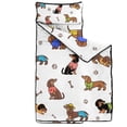 thumbnail image 2 of Dachshund Footprint Bone Toddler Nap Mats for Kids Preschool,Sleeping Mat Bag or Kids,Toddler Sleeping Bag,Toddler Nap Mat or Daycare, 2 of 6