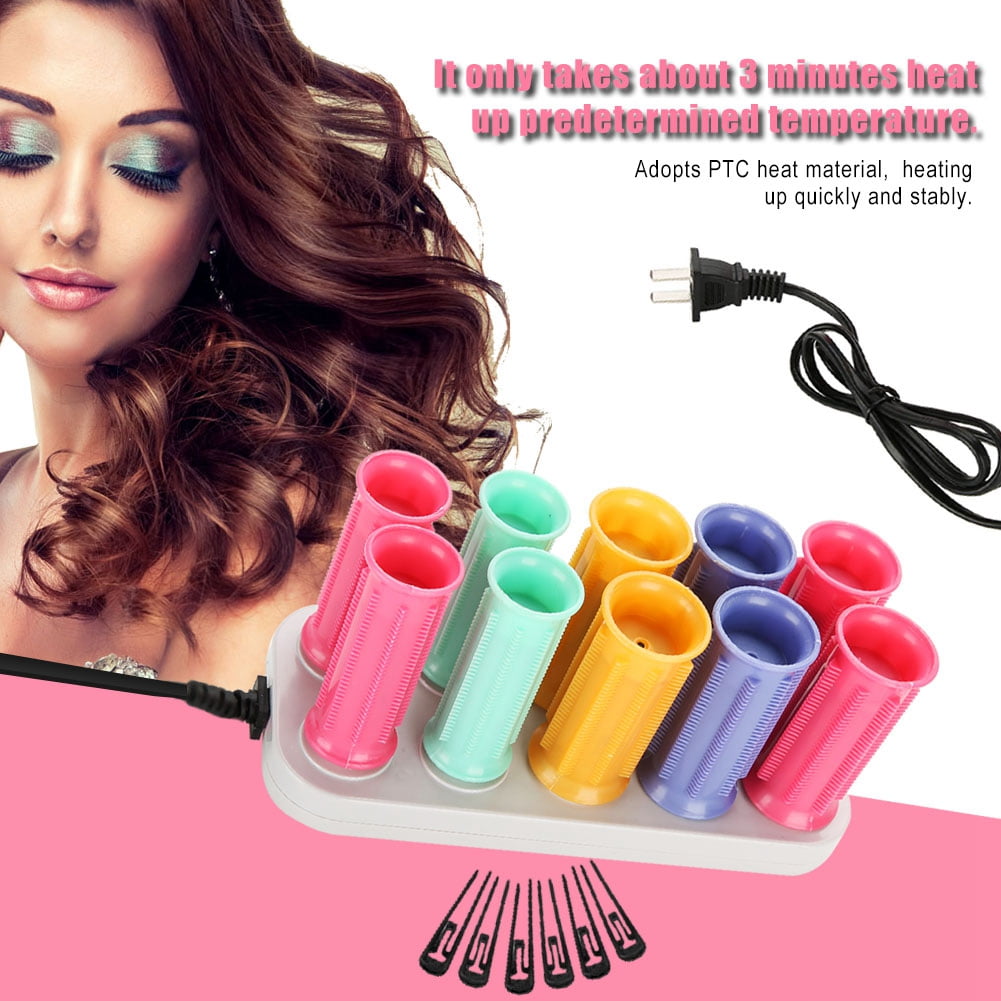 Garosa Professional Electric Heated Roller Curling Roll Hair Tube