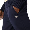 thumbnail image 6 of Men's Lacoste Navy Tapered Fit Fleece Trackpants - 4/M, 6 of 8