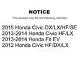thumbnail image 2 of Kingstar Roue de Frein Arrière 14-WC370232 pour Voiture Honda Civic Fit, 2 of 6