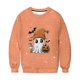 thumbnail image 5 of Heisall Womens Hoodies Halloween-themed Sparkling Print Round Neck Long Sleeve Fleece-lined Casual Sporty Fashion Sweatshirts, 5 of 9
