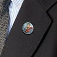 thumbnail image 3 of Superman Thinking Metal 1.1" Tie Tack Hat Lapel Pin Pinback, 3 of 6