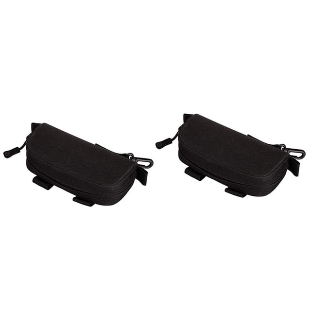 2X Nylon Gafas Estuche Rígido Anti-Shock Molle Gafas de Sol Estuche Portátil Gafas de Sol Impermeables Bolsa