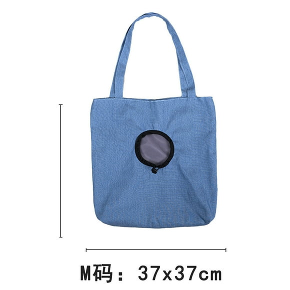 Kabnic Head and Shoulders Canvas Bag for Shoulder Storage Cute and Fashionable Pet Outing Bag Bag with Exposed Head Shoulder Bag