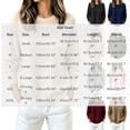 thumbnail image 3 of Vynhevius Women Crew Neck Sweater Solid Knit Long Sleeve Loose Fit Basic Casual Pullover Top, 3 of 7