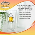 thumbnail image 7 of Se7en20 Gudetama the Lazy Egg 16oz Pint Glass - Egg Butt ARGH, 7 of 7