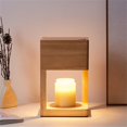 thumbnail image 3 of Calentador de lámpara de cera Simple, lámpara de madera maciza regulable, calentador de velas eléctrico corporal, lámparas de fusión de cera para dormitorio, luces nocturnas de Hotel, 3 of 3