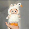 thumbnail image 4 of Ropa para muñecos de peluche mini de 17 cm, sudadera con capucha, dinosaurio, ganso grande, abeja, tiburón, ciervo, muñecas ídolos de Corea del Kpop Exo Labubu, 4 of 5
