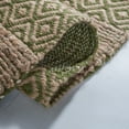 thumbnail image 5 of SAFAVIEH Natural Fiber Wenonah Striped Area Rug, Green/Natural, 6'6" x 6'6" Square, 5 of 8