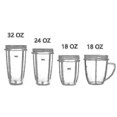 thumbnail image 1 of 18/24/32oz Replacement Cups For Nutribullet 600w 900w Blender Replacement Accessories Parts Fe, 1 of 3