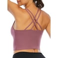 thumbnail image 5 of SAYFUT Workout Crop Tops for Women Athletic Tank Tops with Built in Bra Supportive Sports Bra, 5 of 7