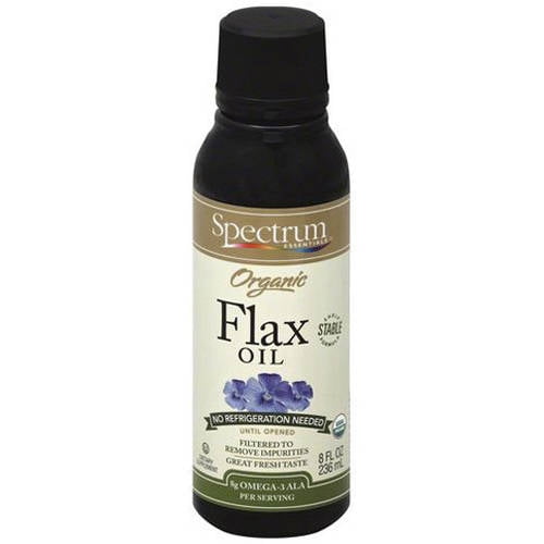 Spectrum Essential Oil Flax Shelf Stable Organic, 8 OZ