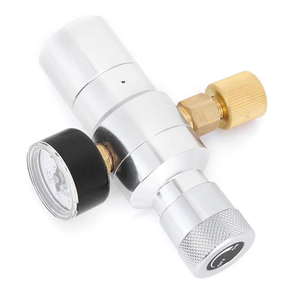 Home Brew CO2 Regulator 0-150PSI Pressure Valves Kitchen Appliance Part Gas Regulator Great for Sodas Water and Project