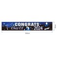 thumbnail image 2 of Hbdhejl Graduation Season Banner Banner Blue And Black Color Scheme Graduation Scene Decoration Hanging Cloth Party Decoration Props, 2 of 3