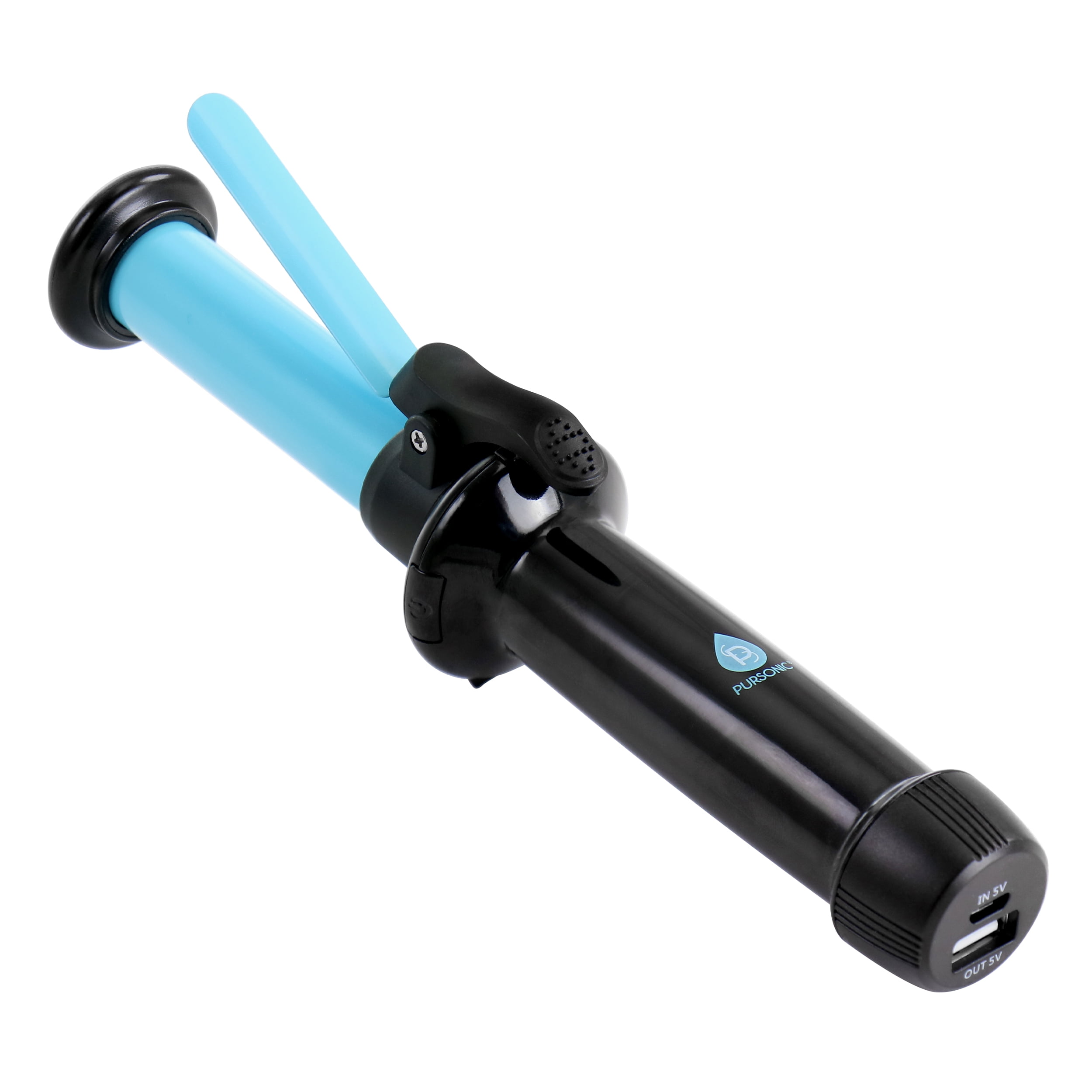 Pursonic RHC1 Rechargeable USB Curling Iron in Black