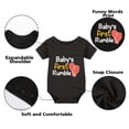 thumbnail image 3 of YSCULBUTOL Baby Twins Bodysuits Baby First Rumble Infant Baby Clothes Unisex Twin Romper Outfits With Hat, 3 of 5