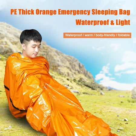 Reusable Emergency Sleeping Bag Emergency Survival Blanket Camping Tent Thermal Waterproof Outdoor Emergency