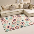 thumbnail image 2 of Coolnut 31x 20 Inch Area Rug, Carpet Abstract Ornament Doormat for Hardwood Floor Entrance Living Room Bedroom 2'7" x 1'8", 2 of 6
