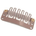thumbnail image 4 of 100 Pcs Pince à Perruque Professionnelle 6 Dents Pince à Peigne en Métal Extension de Cheveux, 4 of 9