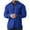 Blue, variant on CHEEREAM Men Casual Cardigan Sweaters Laydown Collar Zipper Closure Solid Color Long Sleeve Waffle Jackets Blue L