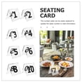 thumbnail image 5 of Digital Seat Card Clear Number Signs Banquets Desktop Table Tents Markers Cards Numbers, 5 of 6