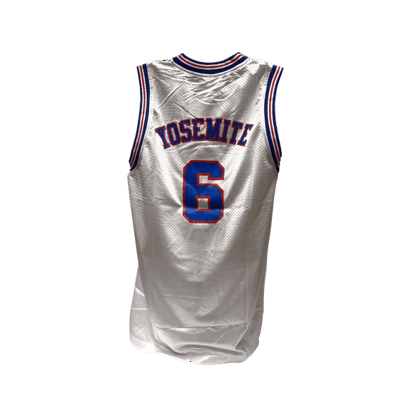 Yosemite Sam Tune Squad White Jersey Space Jam Basketball Costume Uniform Movie
