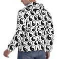 thumbnail image 6 of Salouo Yin Yang Pattern Men's Fall Hoodie Sweatshirt,Sport Hoodie with Pockets for Men Pullover Casual Hooded Sweatshirt-3X-Large, 6 of 7